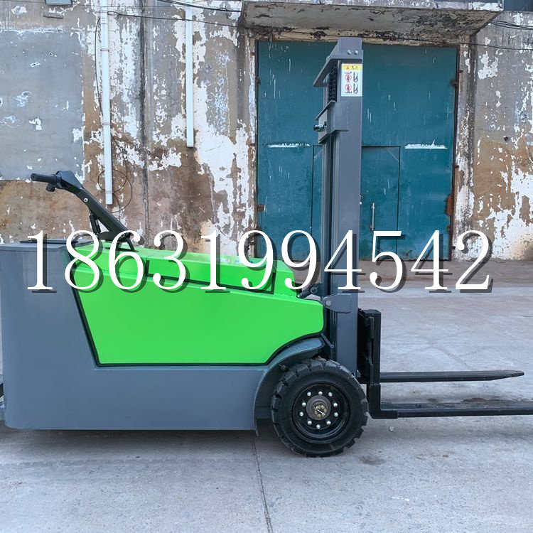 武强县小型电动叉车1吨2吨步行站驾式电瓶堆高充电装卸车液压升降车铲车